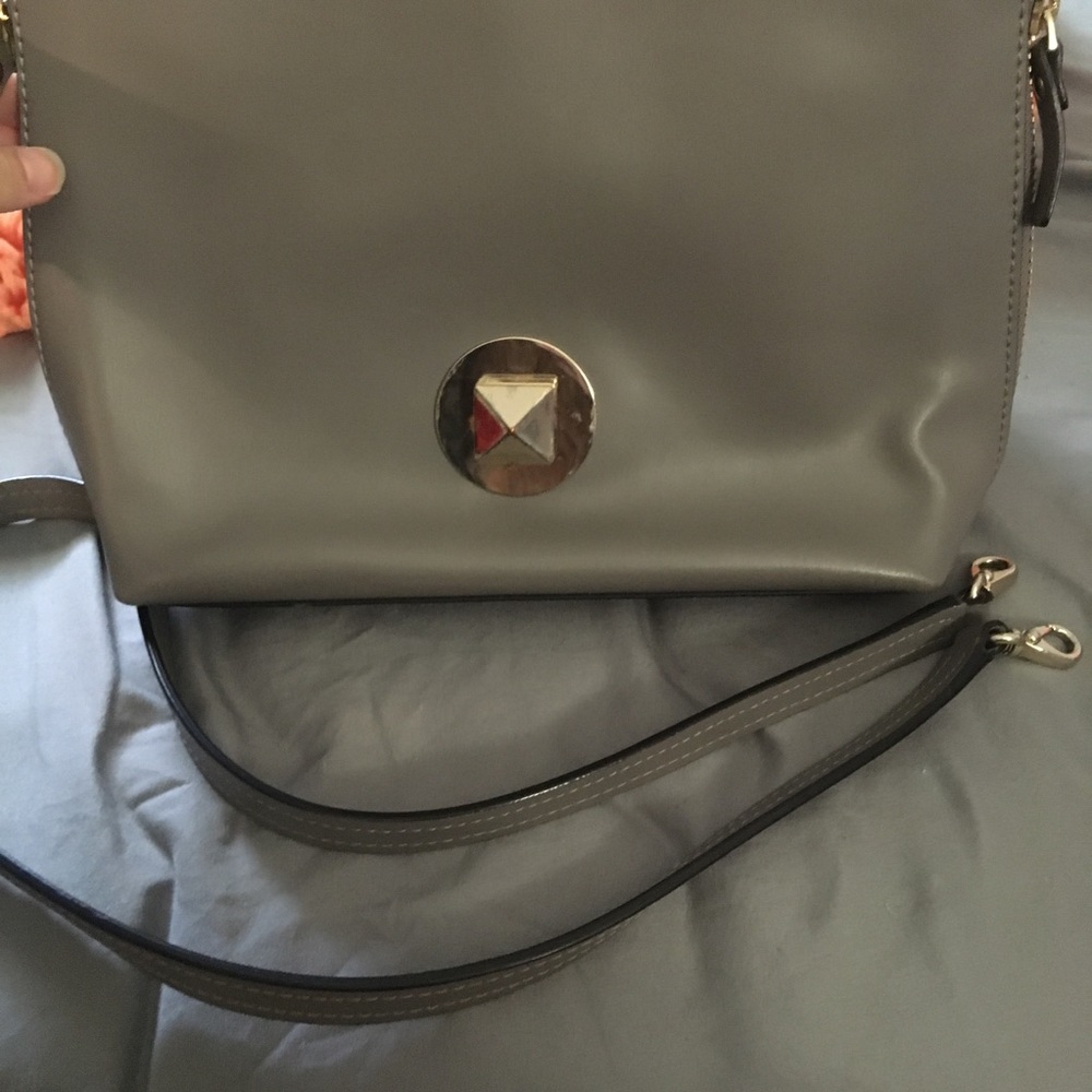 Gray Kate Spade Purse - Picture 4 of 7